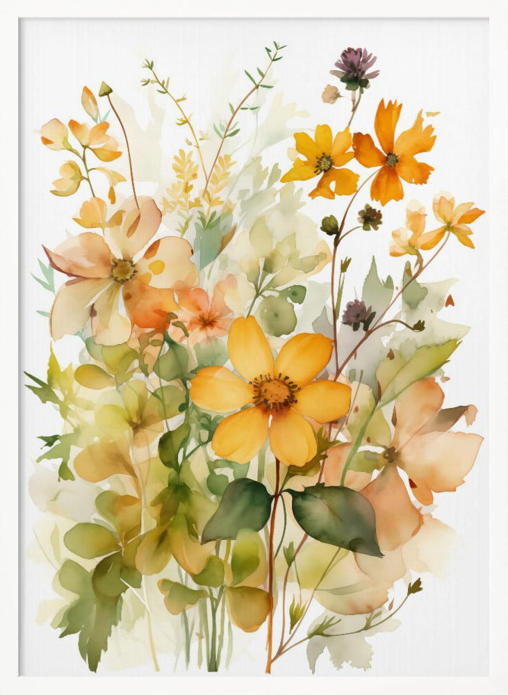 Summer Flowers No 4 - Poster / Art Print