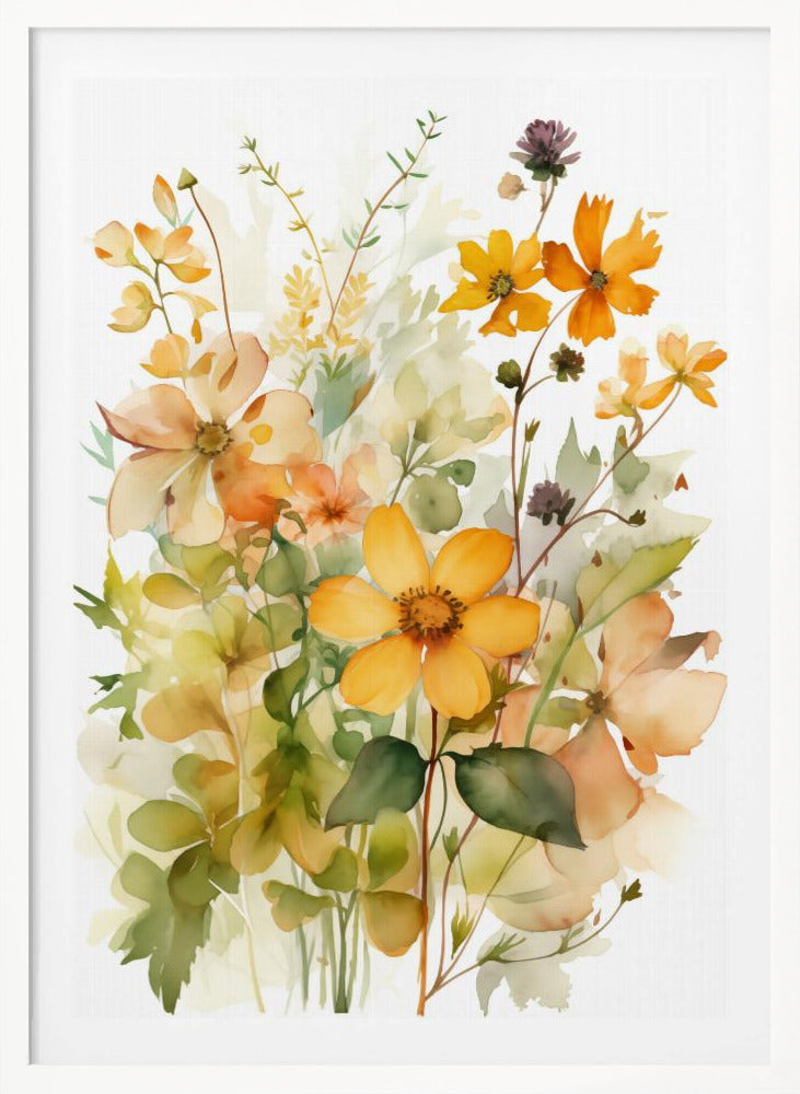 Summer Flowers No 4 - Poster / Art Print
