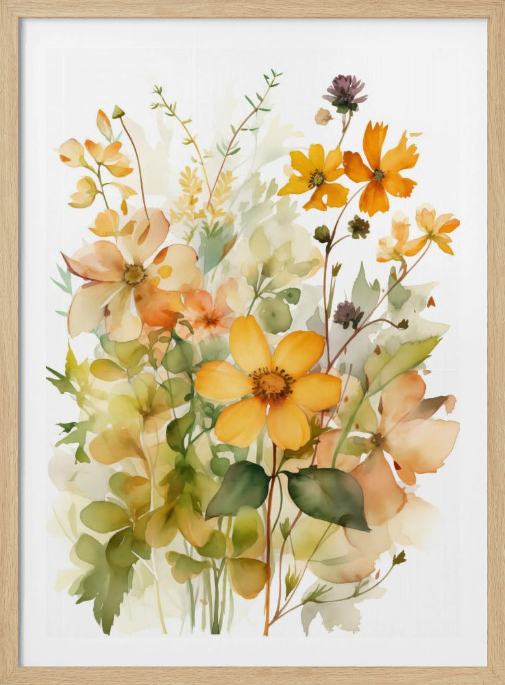 Summer Flowers No 4 - Poster / Art Print