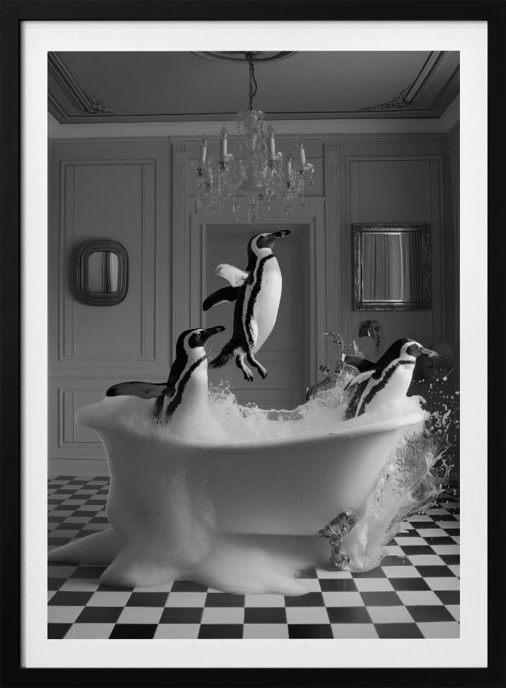 Penguin Party - Poster / Art Print