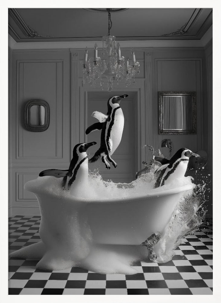 Penguin Party - Poster / Art Print