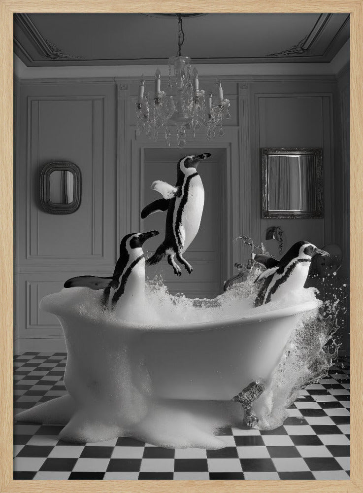 Penguin Party - Poster / Art Print