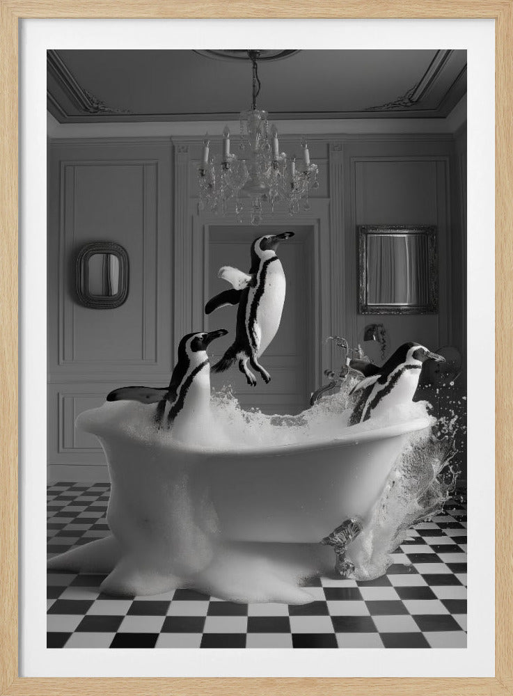 Penguin Party - Poster / Art Print