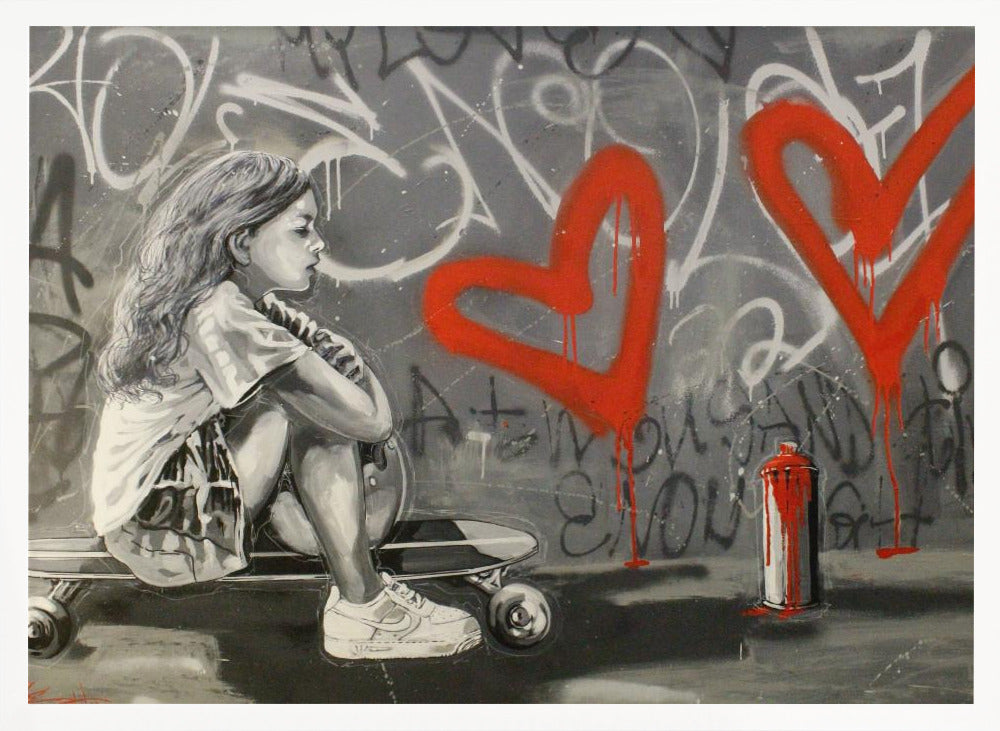 Skater's Dreamscape - You are enough - Poster / Art Print