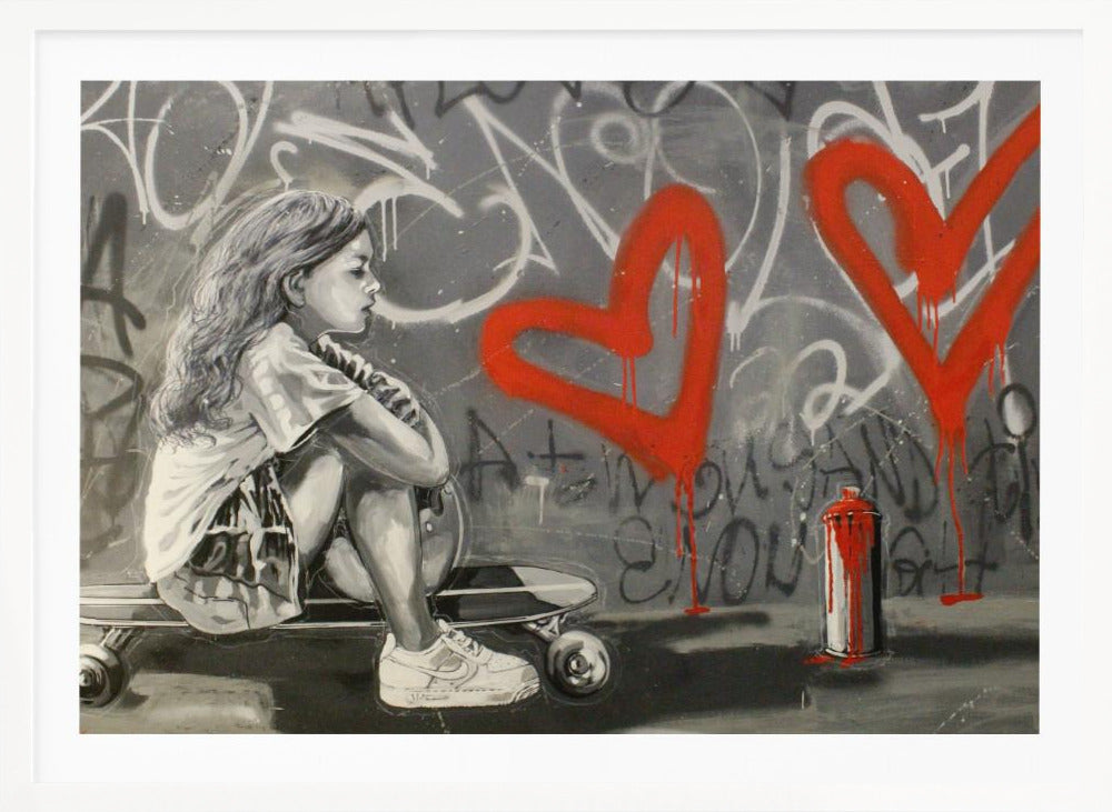 Skater's Dreamscape - You are enough - Poster / Art Print
