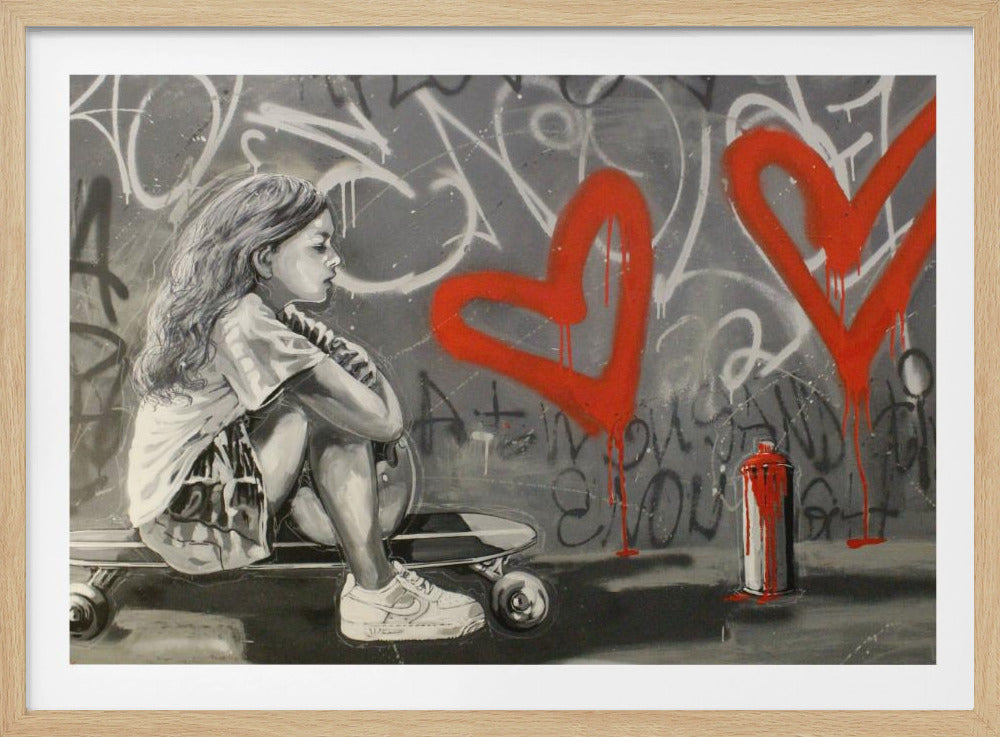 Skater's Dreamscape - You are enough - Poster / Art Print