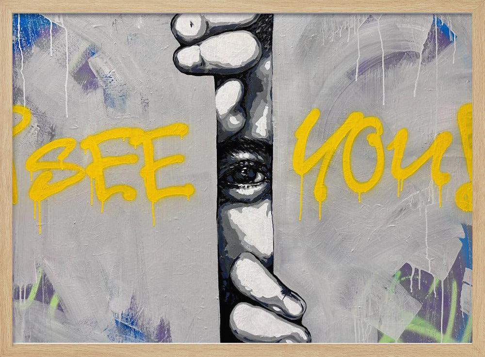 I see you - Hidden Gaze - Poster / Art Print
