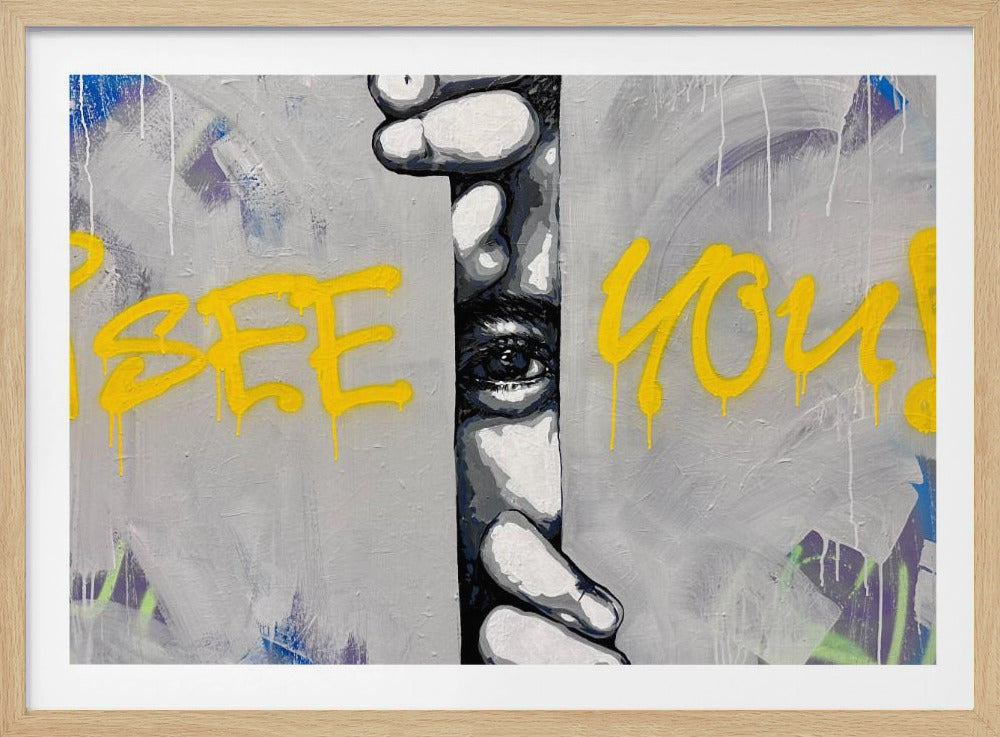 I see you - Hidden Gaze - Poster / Art Print
