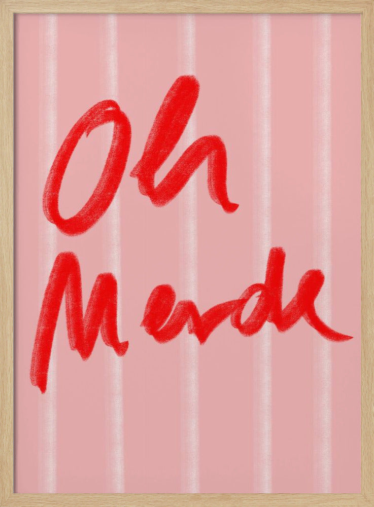 Oh Merde - Poster / Art Print