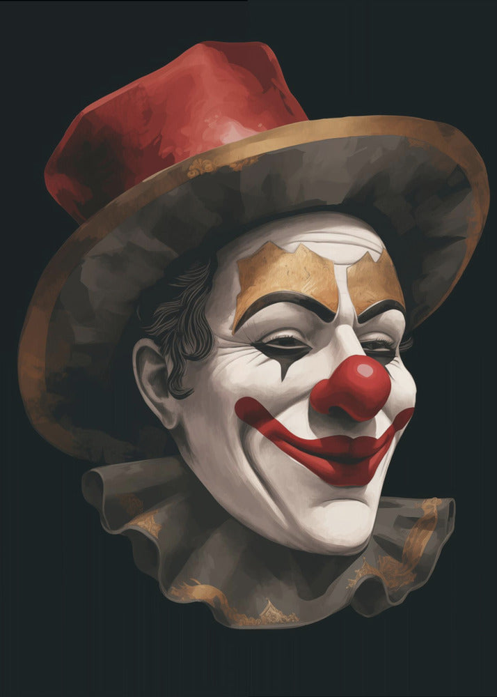 The Smiling Clown - Poster / Art Print