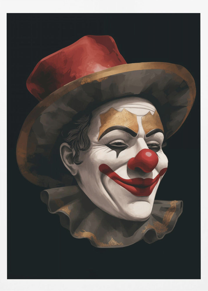 The Smiling Clown - Poster / Art Print