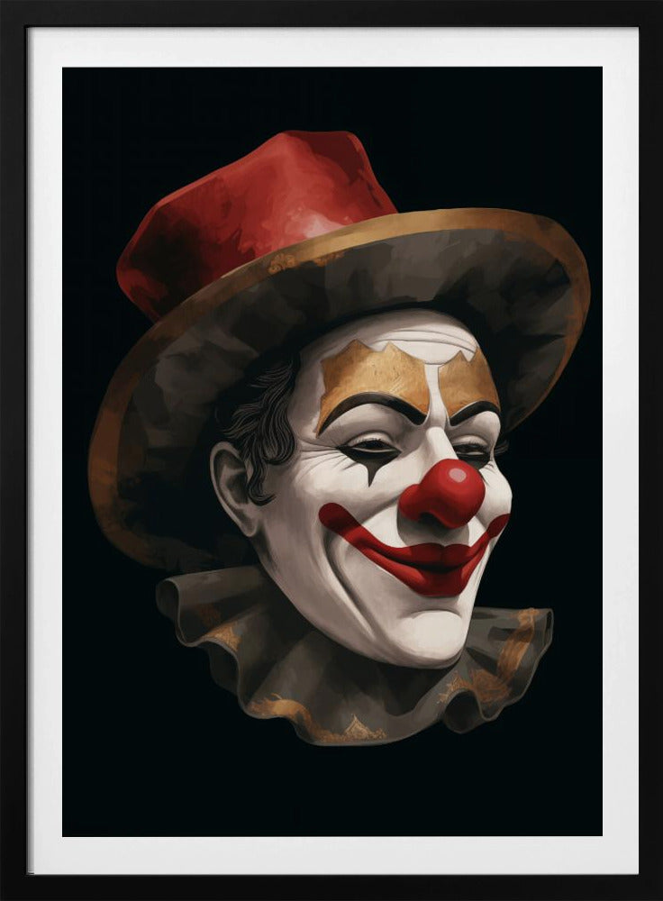 The Smiling Clown - Poster / Art Print