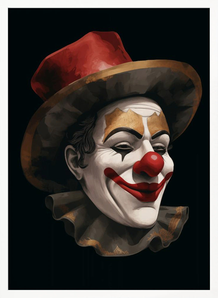 The Smiling Clown - Poster / Art Print