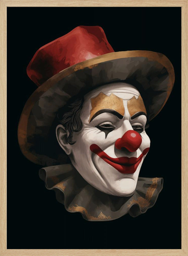 The Smiling Clown - Poster / Art Print