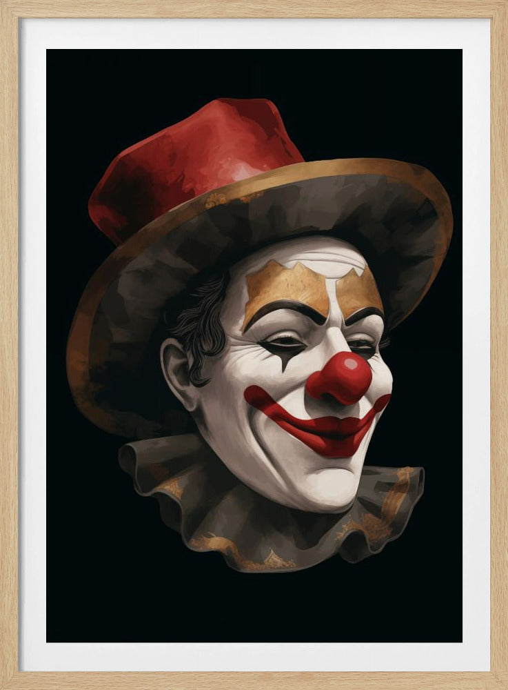 The Smiling Clown - Poster / Art Print
