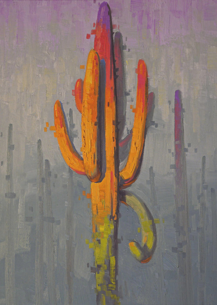 Colorful Cactus Painting - Poster / Art Print