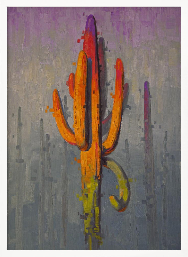 Colorful Cactus Painting - Poster / Art Print