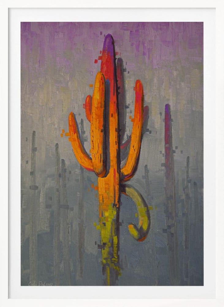 Colorful Cactus Painting - Poster / Art Print