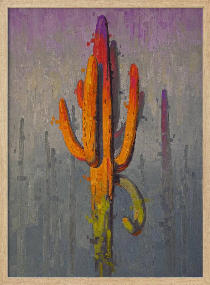 Colorful Cactus Painting - Poster / Art Print