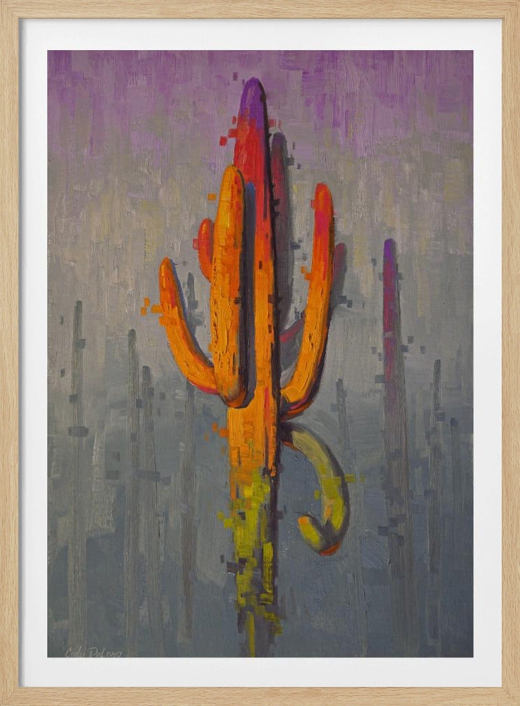 Colorful Cactus Painting - Poster / Art Print