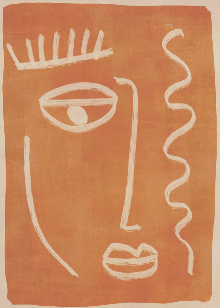Abstract Face Portrait - Poster / Art Print