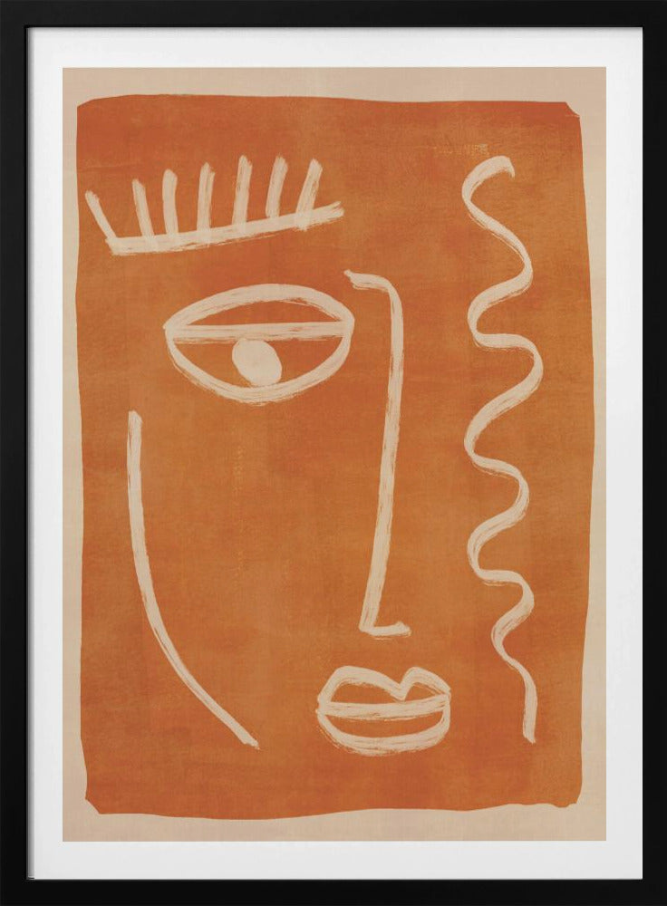 Abstract Face Portrait - Poster / Art Print
