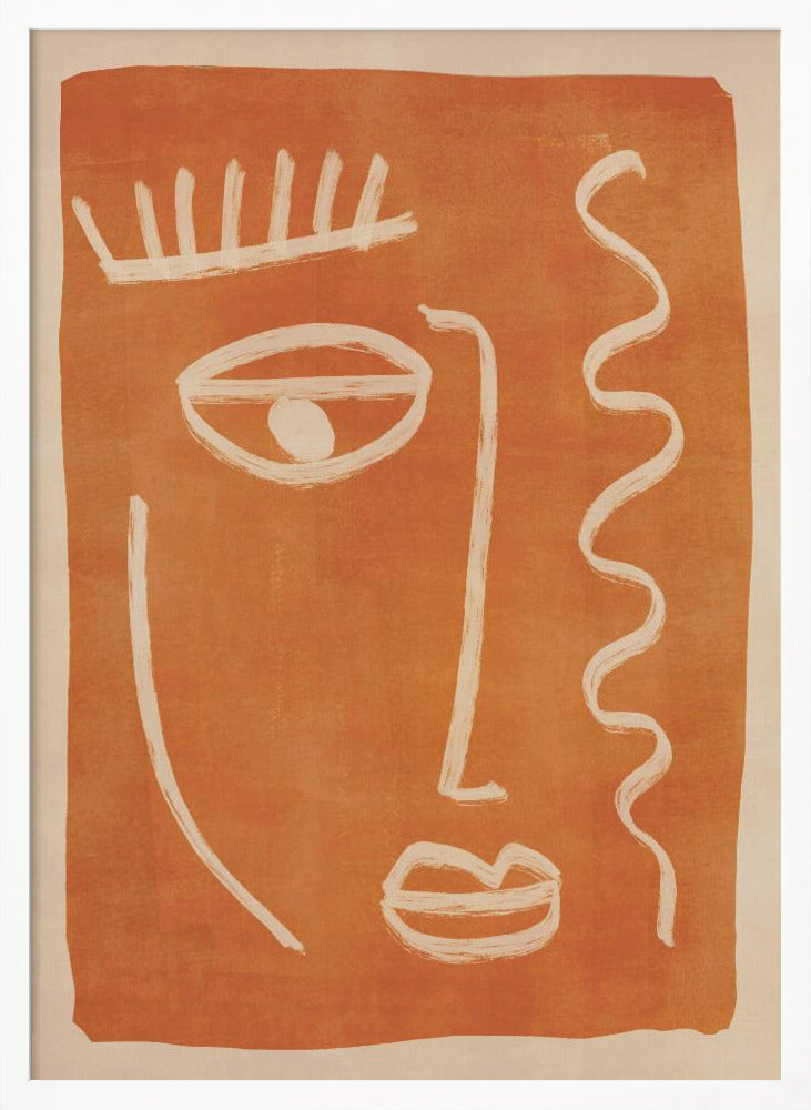 Abstract Face Portrait - Poster / Art Print