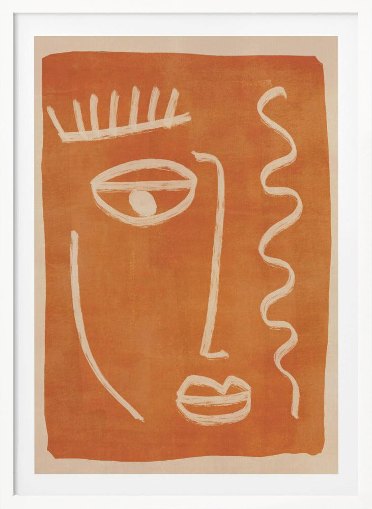 Abstract Face Portrait - Poster / Art Print