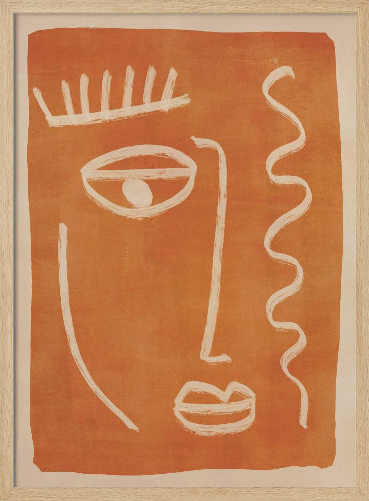 Abstract Face Portrait - Poster / Art Print