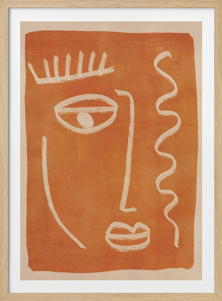 Abstract Face Portrait - Poster / Art Print