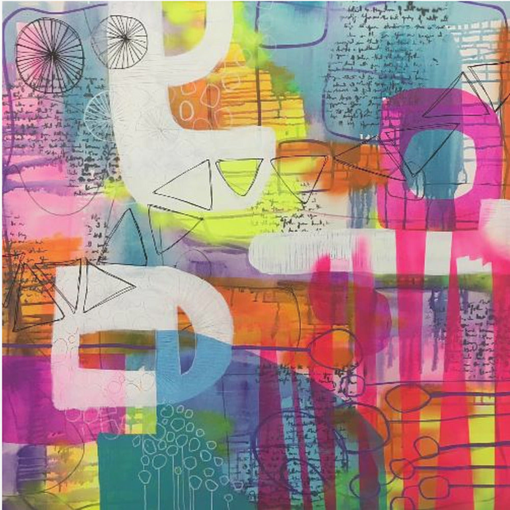 Geometric Shapes and Colorful Patterns - Poster / Art Print