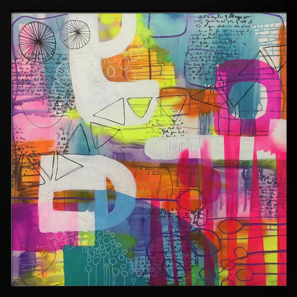 Geometric Shapes and Colorful Patterns - Poster / Art Print