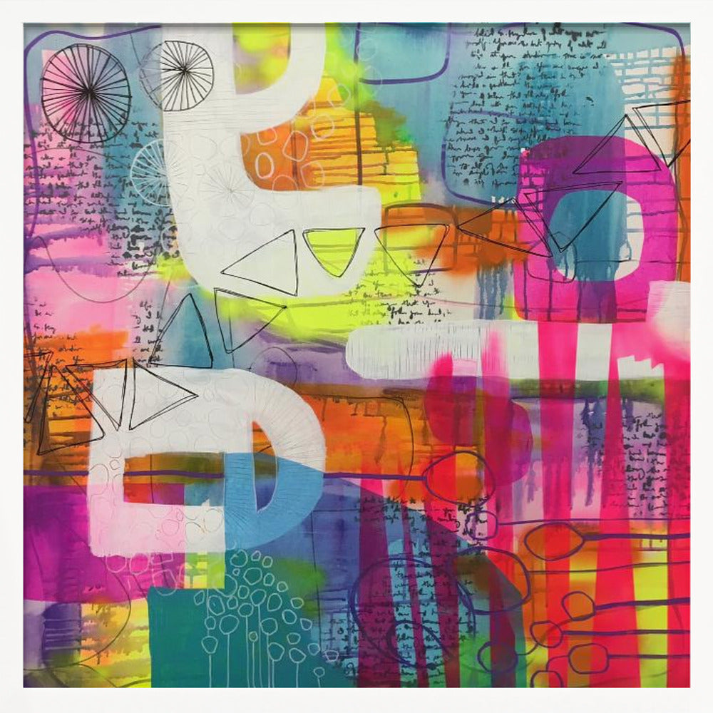 Geometric Shapes and Colorful Patterns - Poster / Art Print