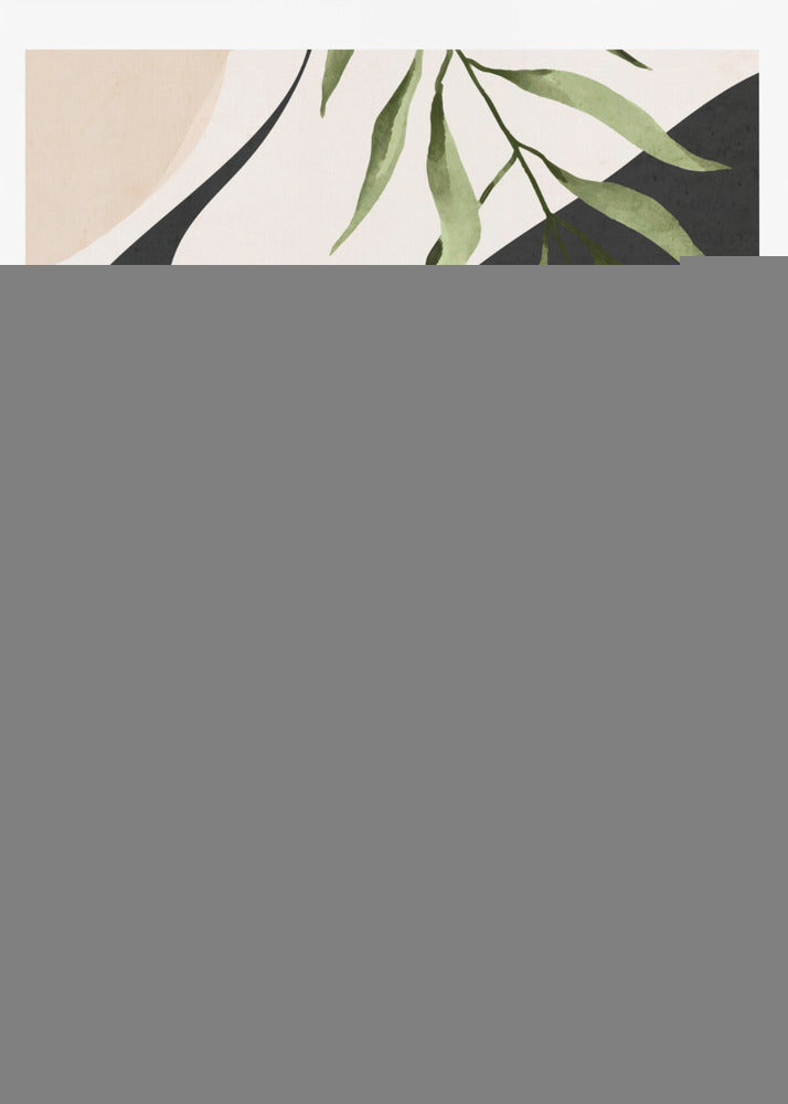 Abstract Art Tropical Leaves 23 - Poster / Art Print