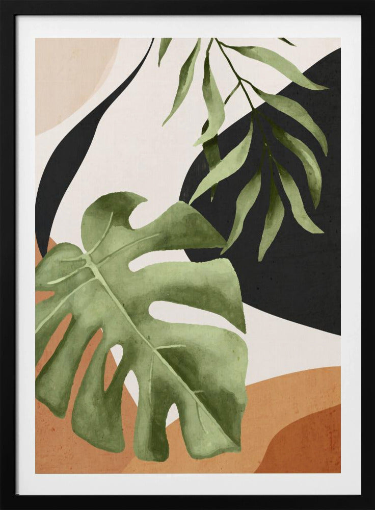 Abstract Art Tropical Leaves 23 - Poster / Art Print