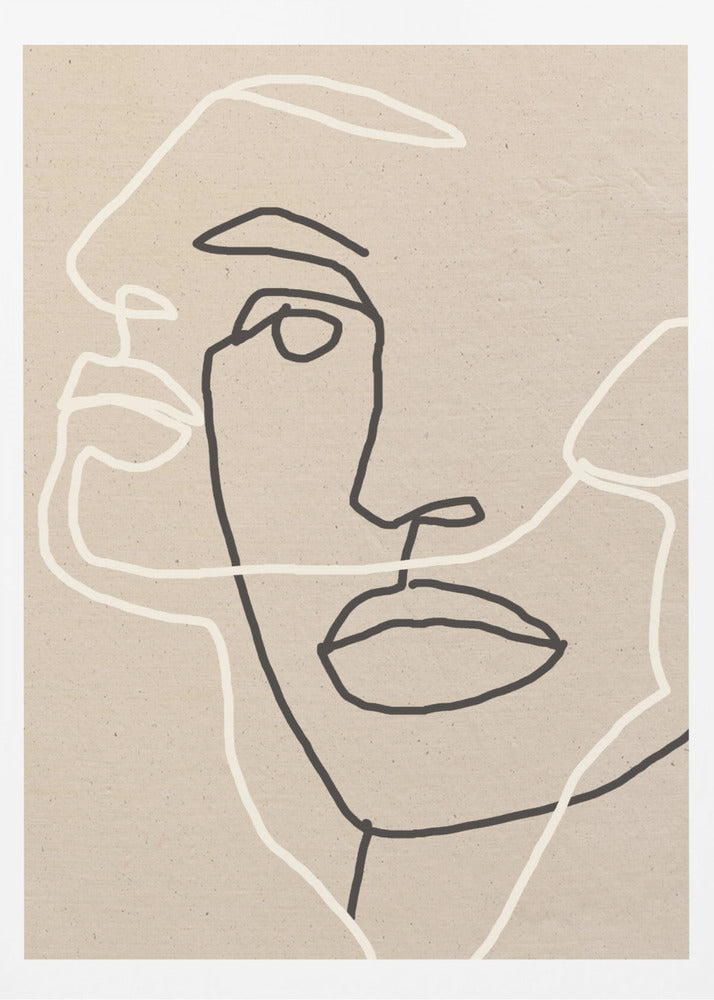 Abstract Face 17 - Poster / Art Print