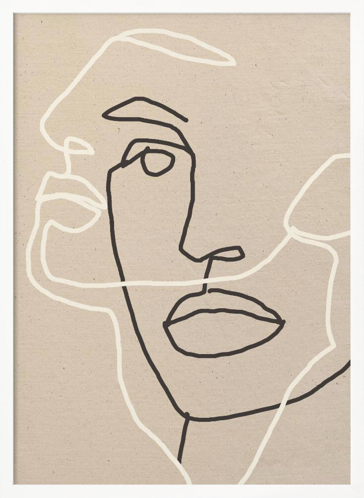 Abstract Face 17 - Poster / Art Print