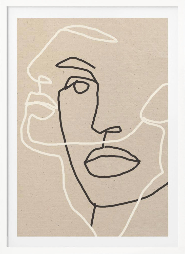 Abstract Face 17 - Poster / Art Print