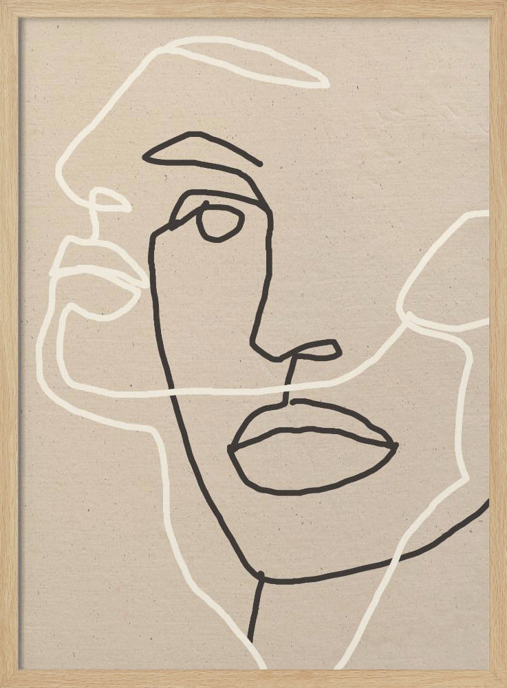 Abstract Face 17 - Poster / Art Print