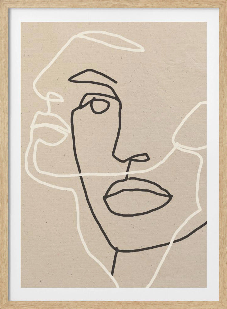 Abstract Face 17 - Poster / Art Print