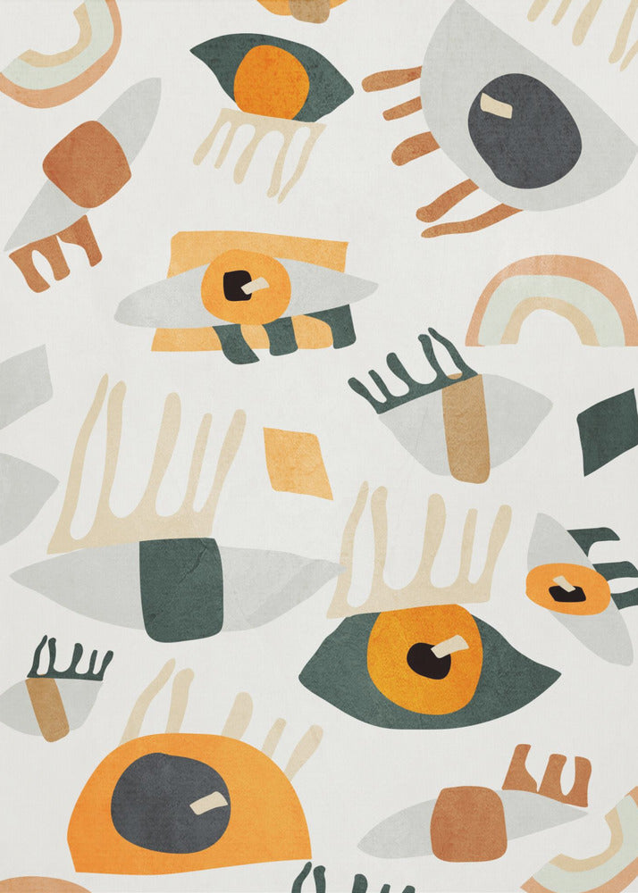 Abstract Art Eyes - Poster / Art Print