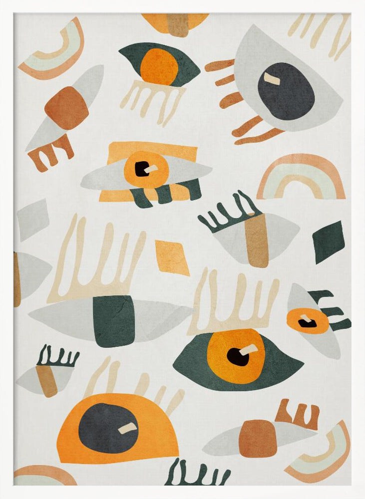 Abstract Art Eyes - Poster / Art Print