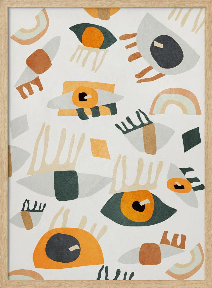 Abstract Art Eyes - Poster / Art Print