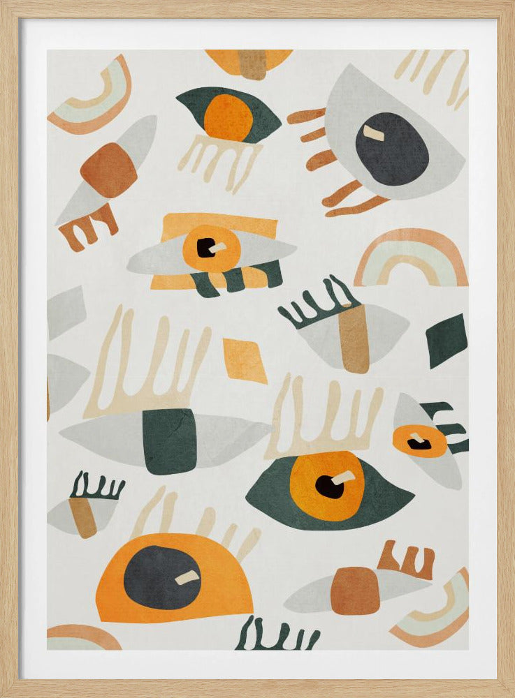 Abstract Art Eyes - Poster / Art Print