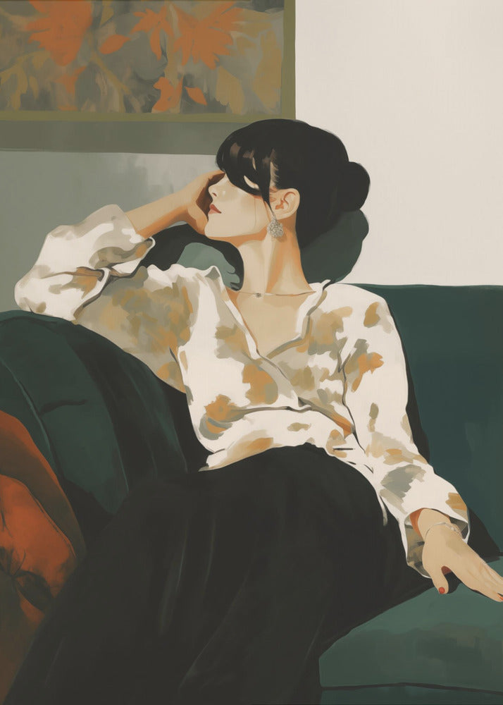 A Sunday In The Sofa - Poster / Art Print
