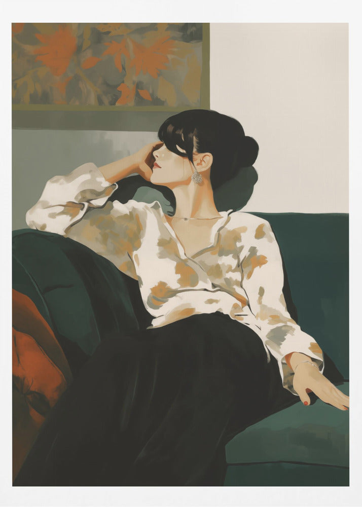 A Sunday In The Sofa - Poster / Art Print