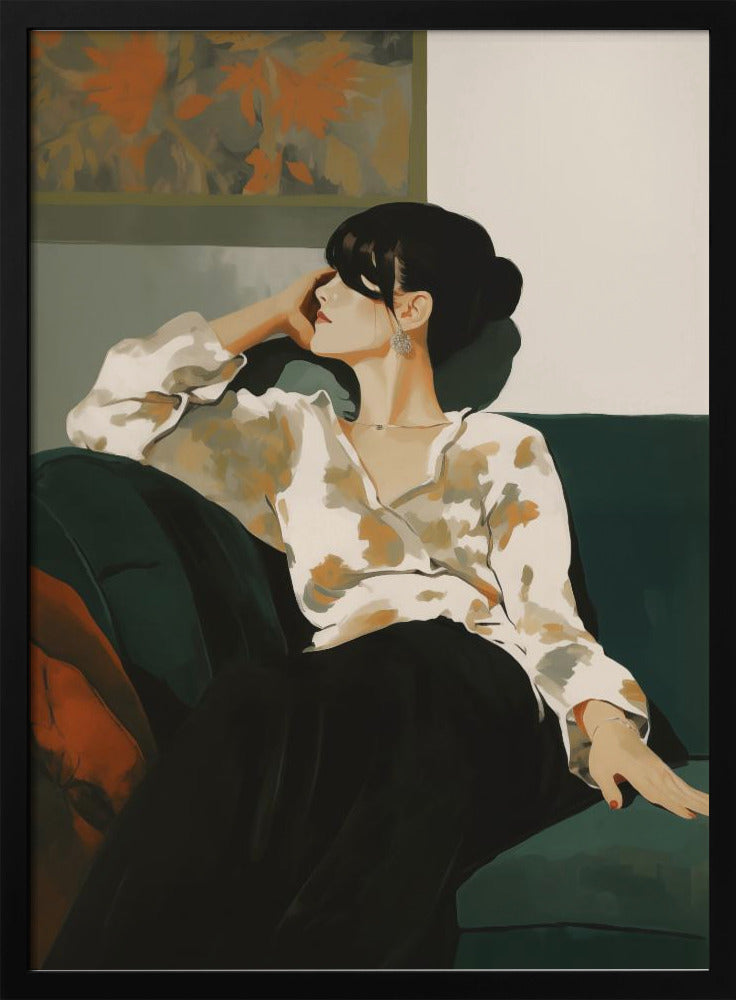 A Sunday In The Sofa - Poster / Art Print