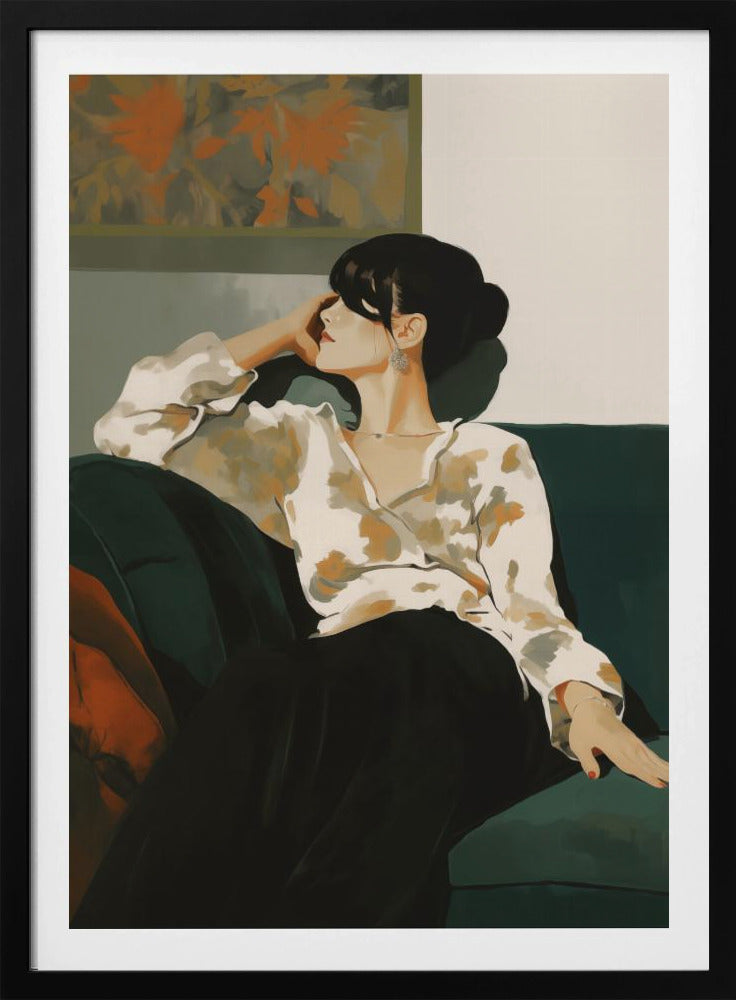 A Sunday In The Sofa - Poster / Art Print