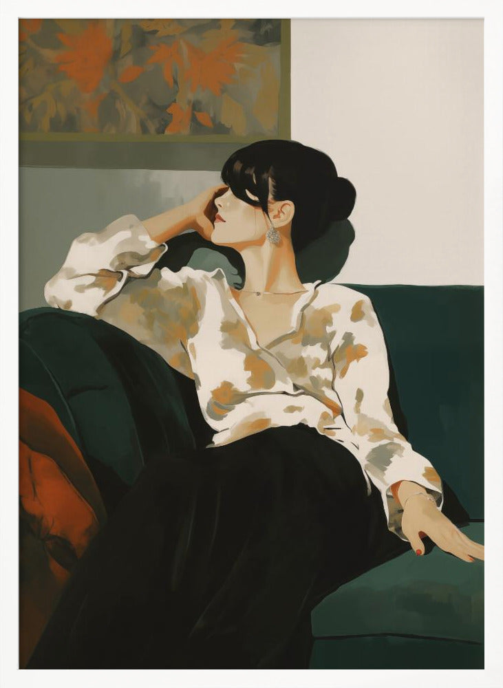 A Sunday In The Sofa - Poster / Art Print
