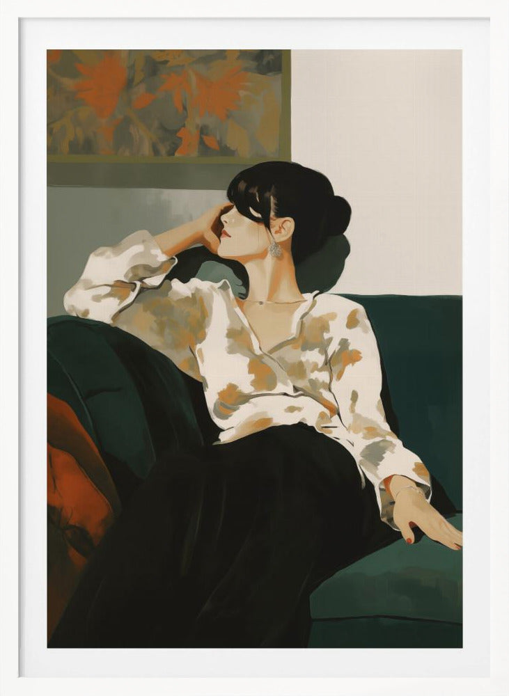 A Sunday In The Sofa - Poster / Art Print